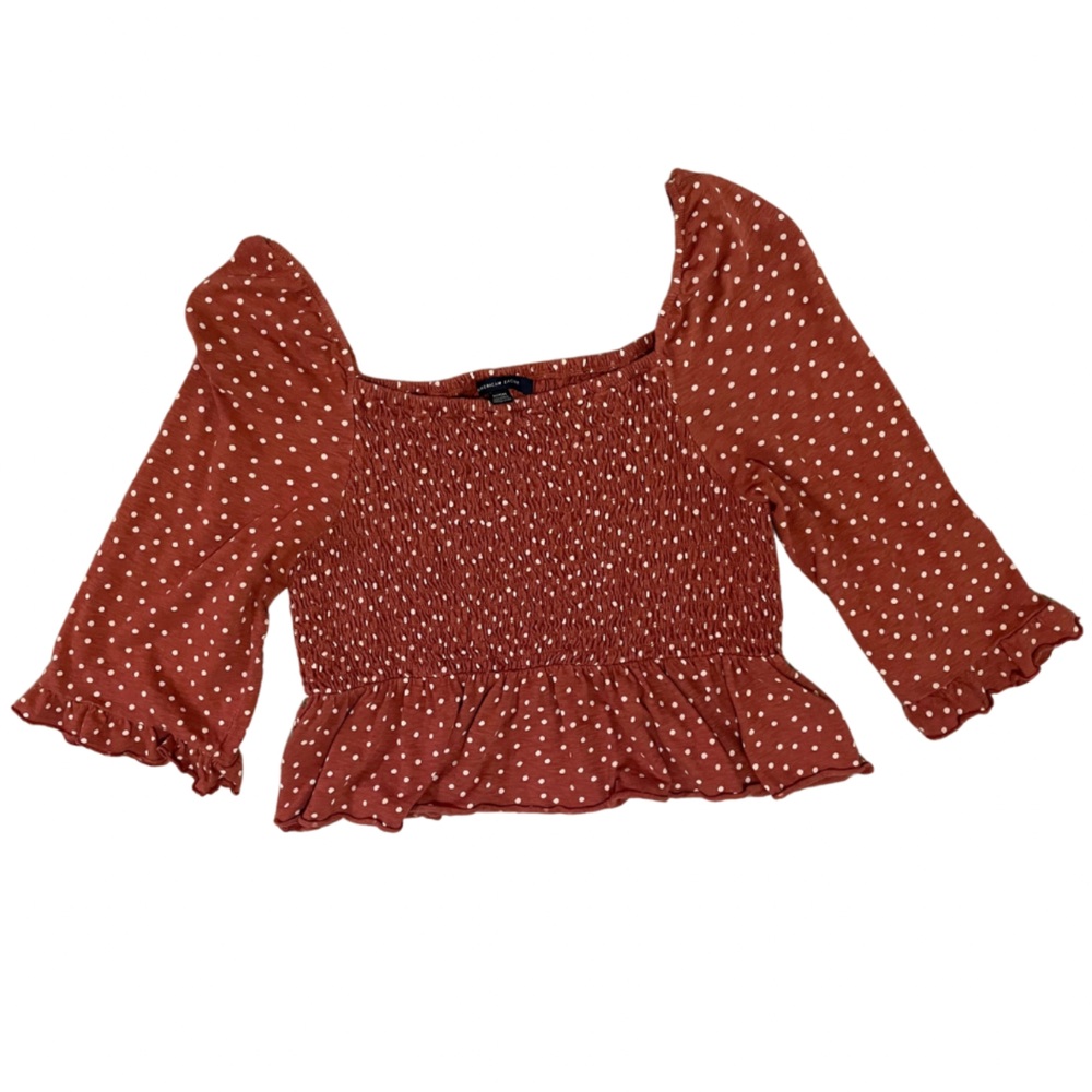 AE Crop Quarter Sleeve